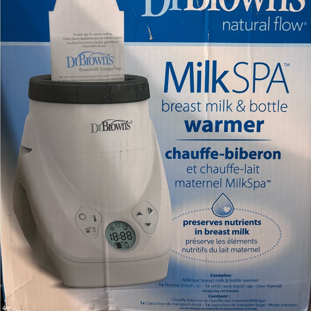Dr. Brown's MilkSPA Breast Milk & Bottle Warmer - White